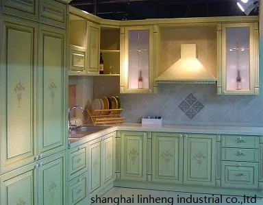 

PVC/vinyl kitchen cabinet(LH-PV015)
