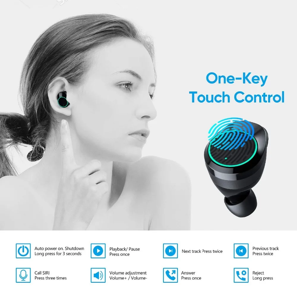 Samload TWS 5,0 Bluetooth наушники 3D стерео IPX7 беспроводные наушники мужские с 3000 мАч зарядной коробкой для huawei Xiaomi samsung LG