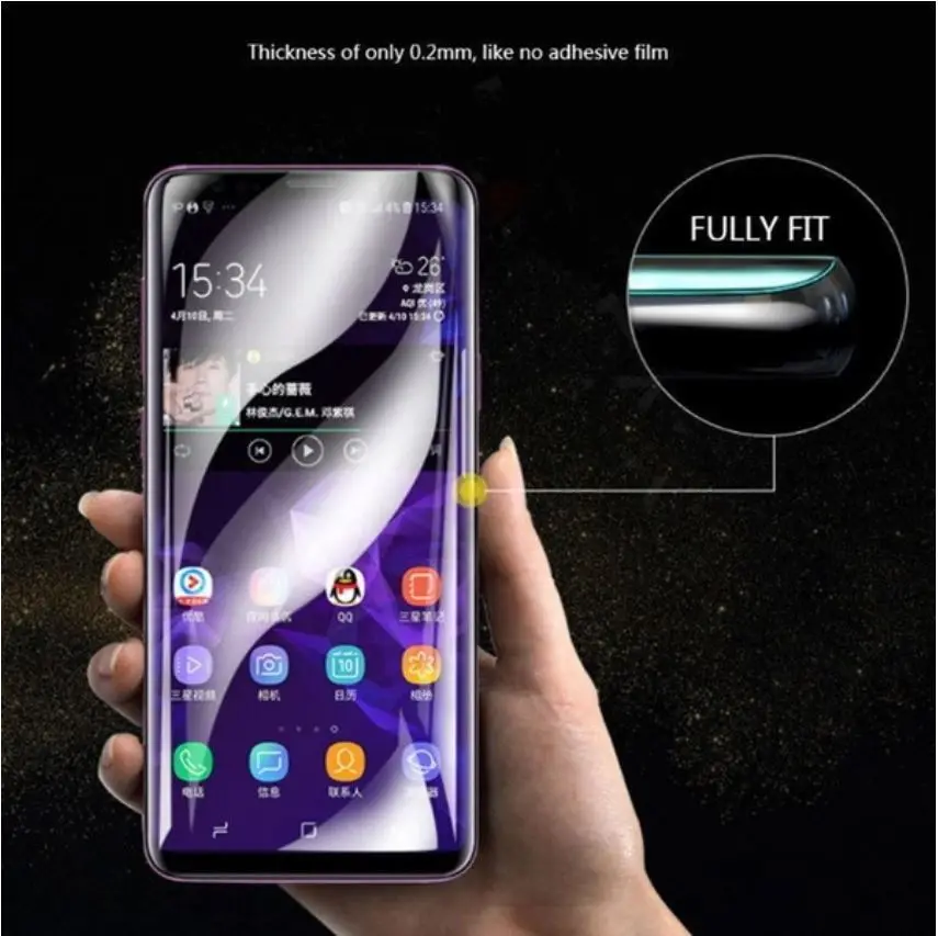 10D защитная пленка гидрогелевая мягкая для Samsung Galaxy S10 S9 S8 Plus S10e Note 9 8 A7 2018 A5 2017 S7 Edge |