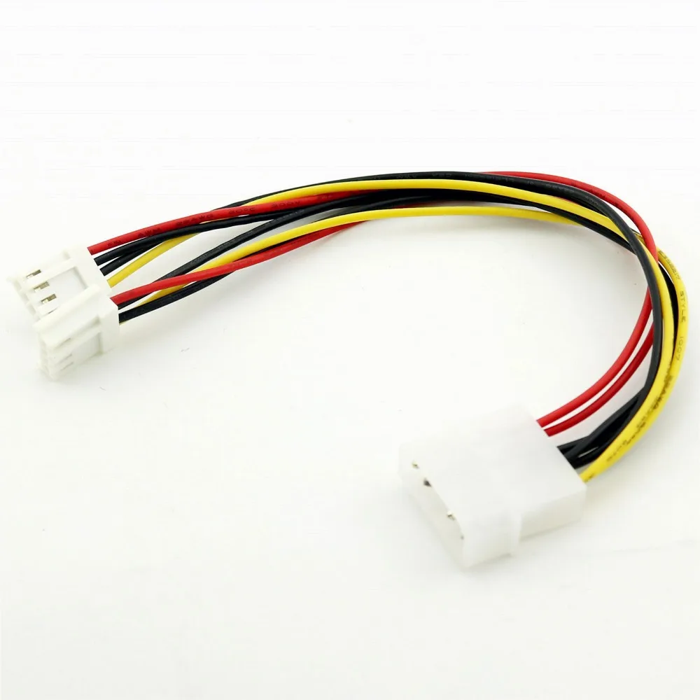 5 шт. 4 контактный разъем адаптер Molex для двух контактных гибких ПК адаптера Y