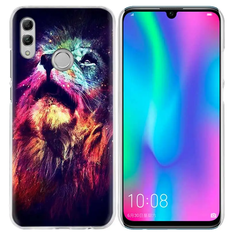 Чехол King of The lion для huawei Honor 8X Y9 9 10 Lite Play 8C 8S 8A Pro V20 20i 10i Y6 Y7 жесткий чехол для телефона из поликарбоната