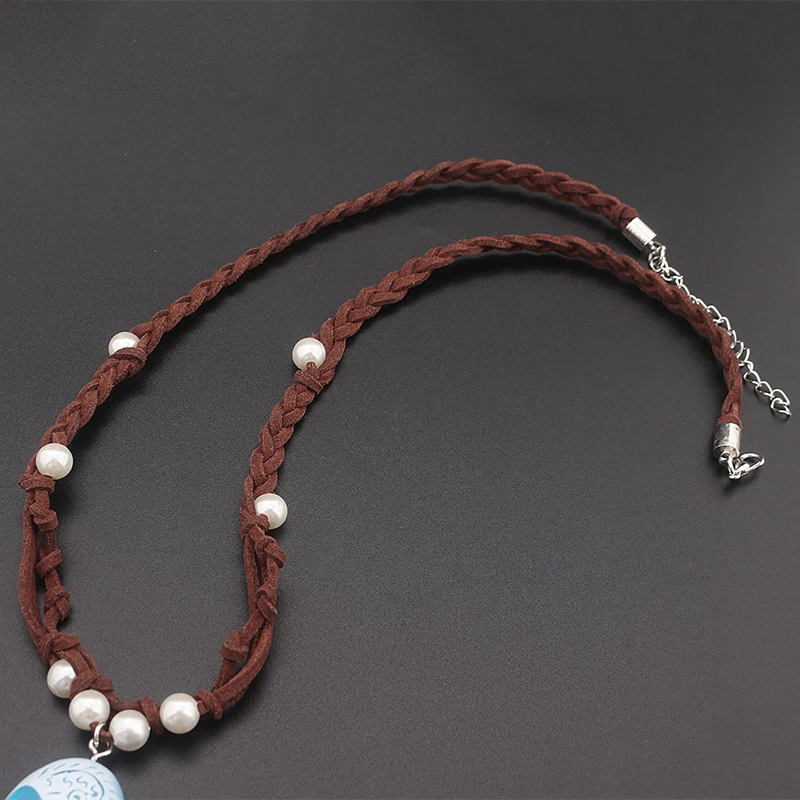 Ожерелье чокер RJ из плетеной веревки ручной работы с принцессой Моана|necklace