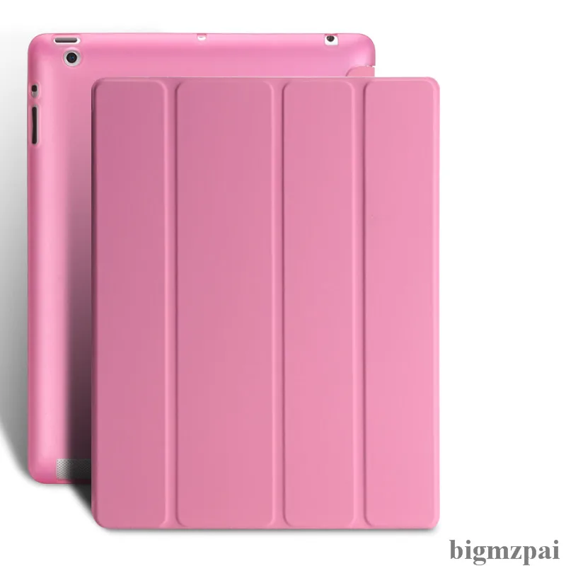 Чехол для iPad 2 3 4 чехол из ТПУ ультра тонкий трехслойный умный флип ipad защитный +