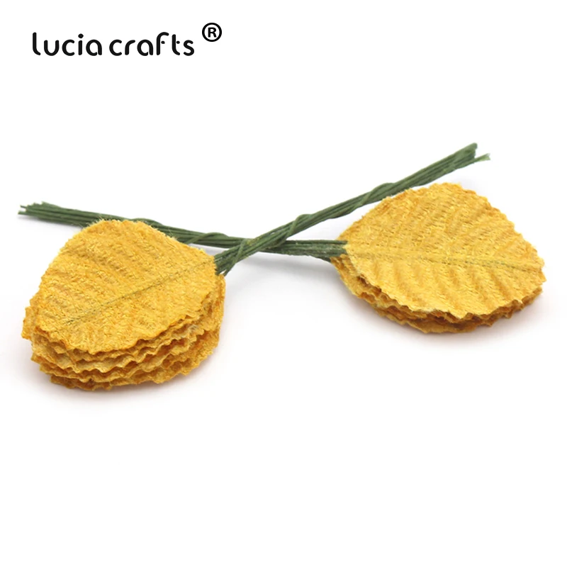 Декоративные искусственные листья Lucia crafts A0703 50 шт./100 шт.|Искусственные и сухие