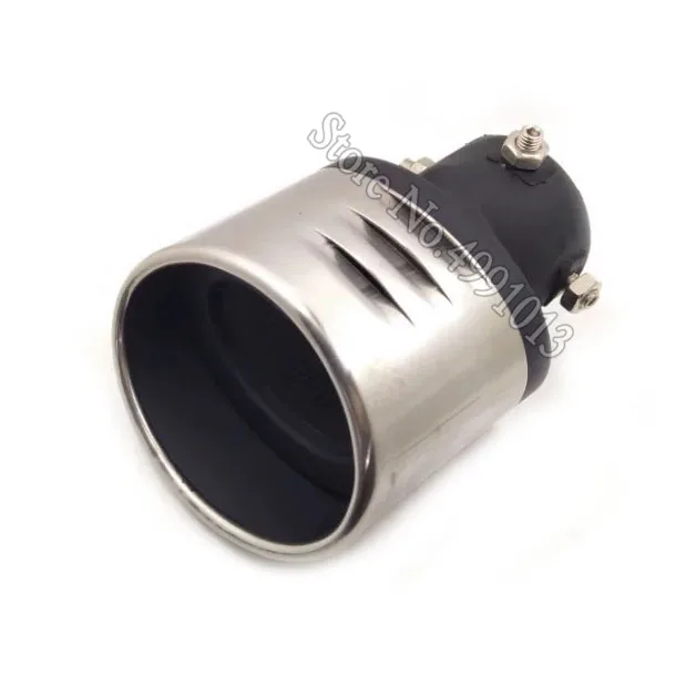 A1131CSb63 car stickers cover muffler exterior back end pipe dedicate exhaust tip tail outlet ornament 1pcs For Honda CRZ CR-Z 2012 - Цвет: A1131CSb63