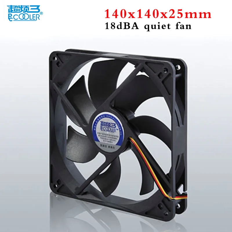 PCCOOLER F142 14 см чехол для ноутбука вентилятор охлаждения радиатора тихий 140 мм