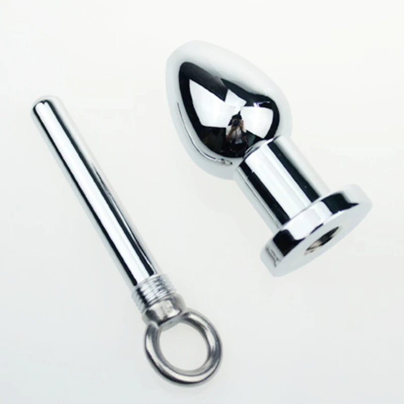 Enemator Anal Cleaning rinsing tool metal anal plug Enema 3 colors for choice Drop shipping | Красота и здоровье