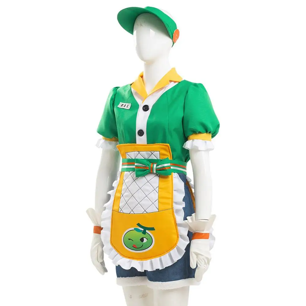 OW Mei Cosplay Costume Honeydew Skin Halloween Carnival Costumes Full Sets | Тематическая одежда и униформа