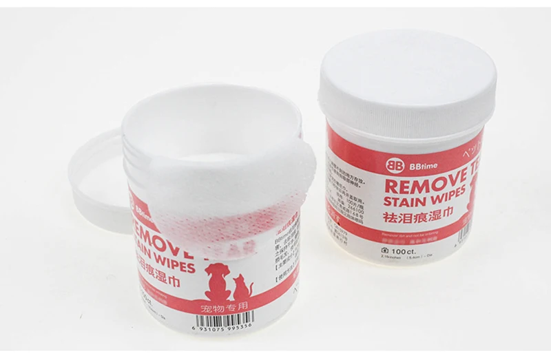 Dog Grooming Supplies Pet Eye Wet Wipes Help For Removing Tear Stain Remover Gentle Non-intivating Dogs Cleaning Paper Towels