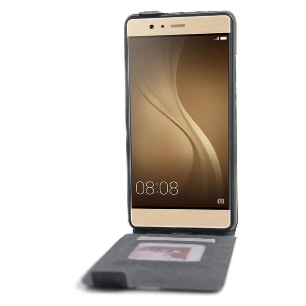 Чехлы для телефонов huawei P9 Lite Ретро флип-чехол из искусственной кожи силиконовый
