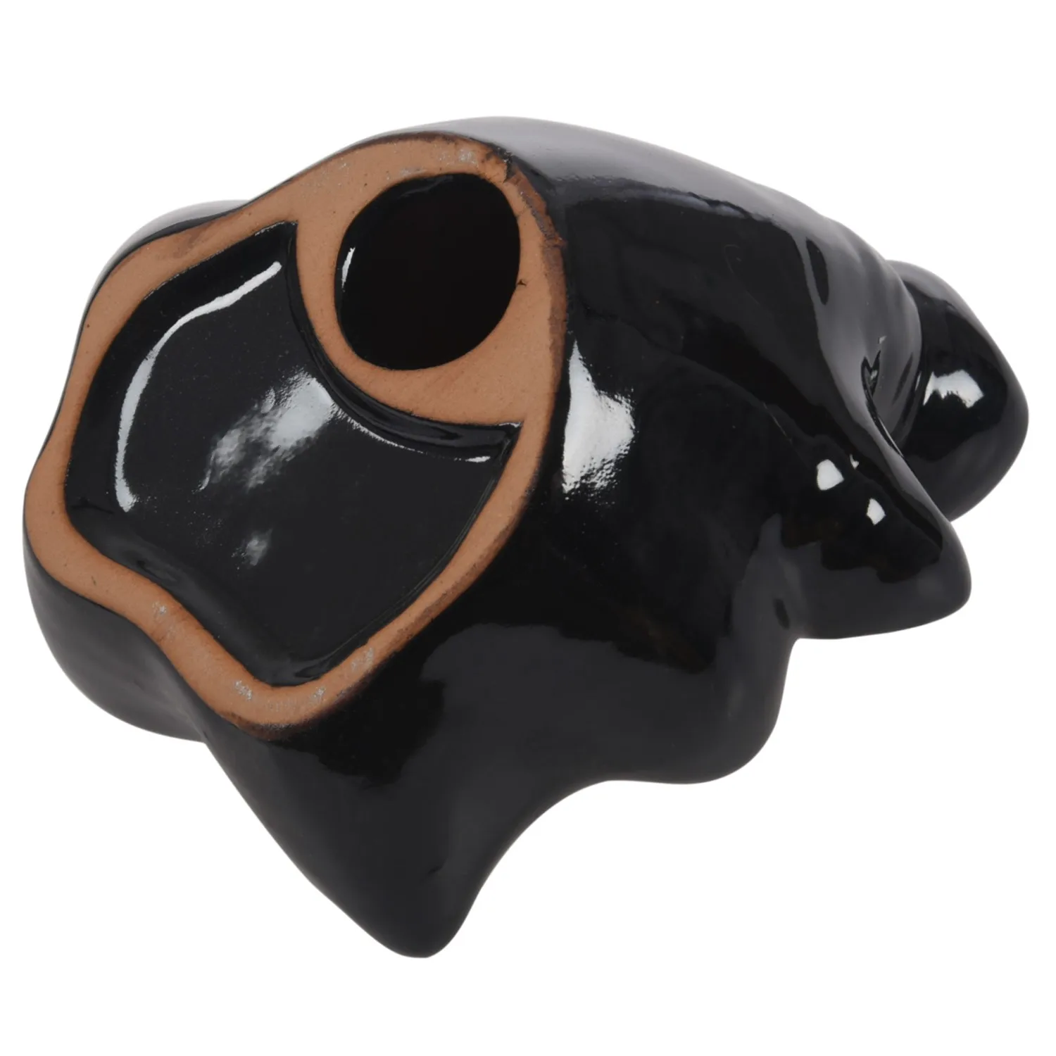 Горячий керамический Лотос цветок ладан горелка держатель #45 черный | Дом и сад