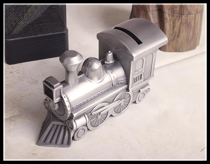 ElimElim Высокое Качество Копилка Ретро Олова Денежный Ящик Автомобиля Монет Банка