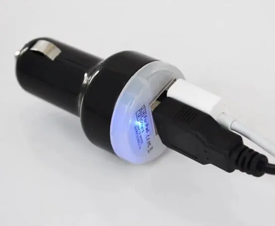 1 шт. мини 12 В / 24 2.1A портативный USB устройство адаптер питания для iPhone iPod галактики