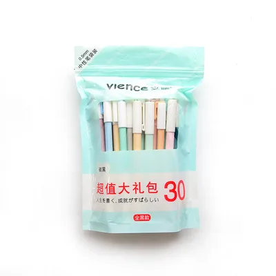 30 pcs packs C Новые Модные Симпатичные студент гелевая ручка канцелярские принадлежности подарок 30 шт. 50 шт./упак. Kawaii узнать цифровым пером школы письменные принадлежности - Цвет: 30 pcs packs C
