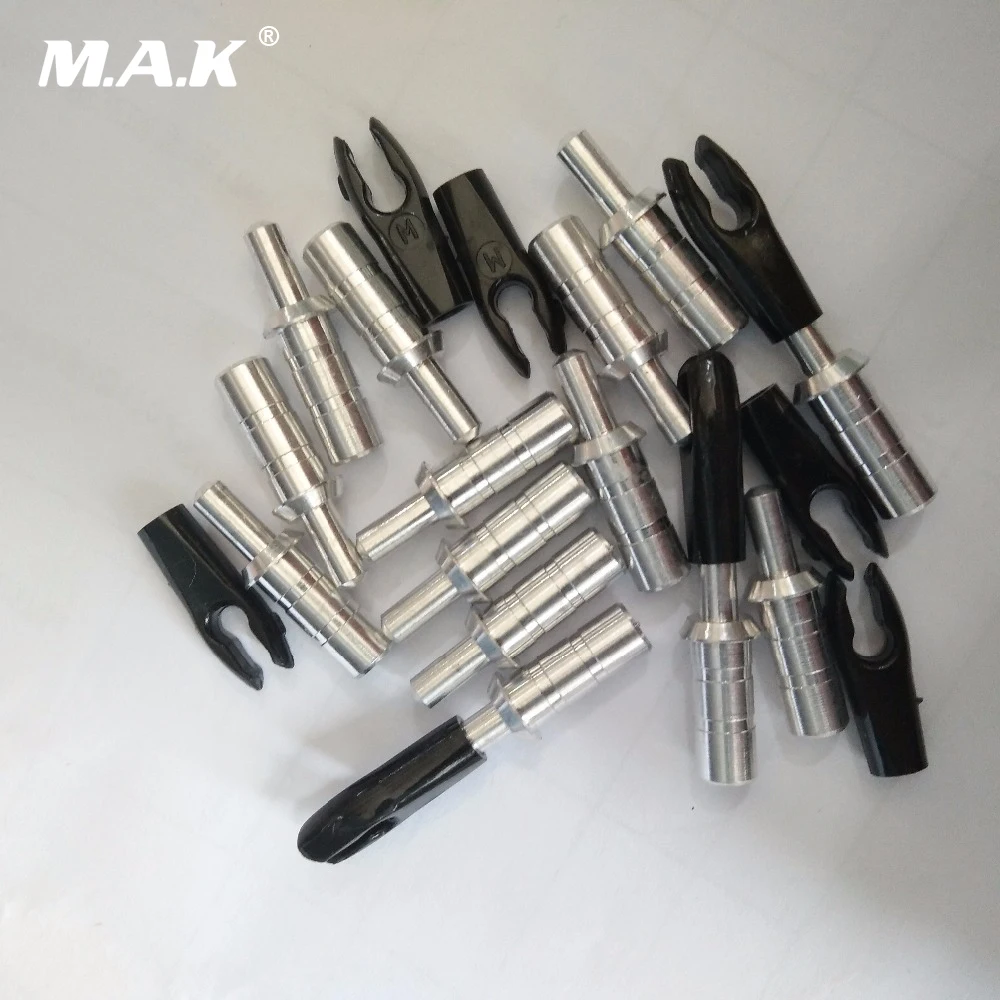 50 шт. пластиковые штативы для стрел из лука диаметр 7 мм|arrow nock|archery huntingcompound bow archery |