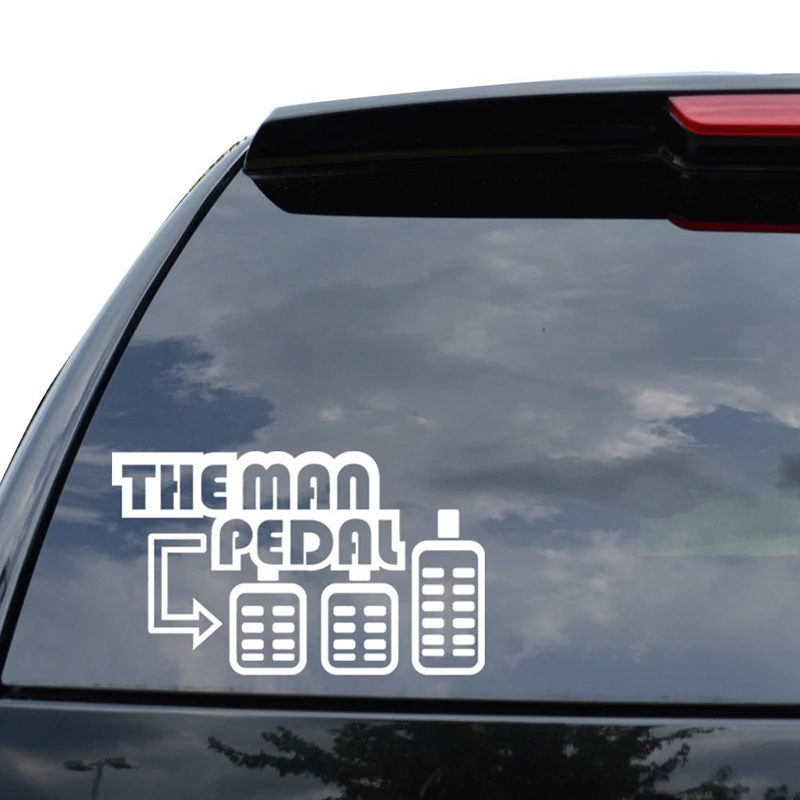 

The Man Pedal Shift Manual Japanese Jdm Decal Car Sticker Truck Motorcycle SUVs Bumper Vinyl Decor Decals