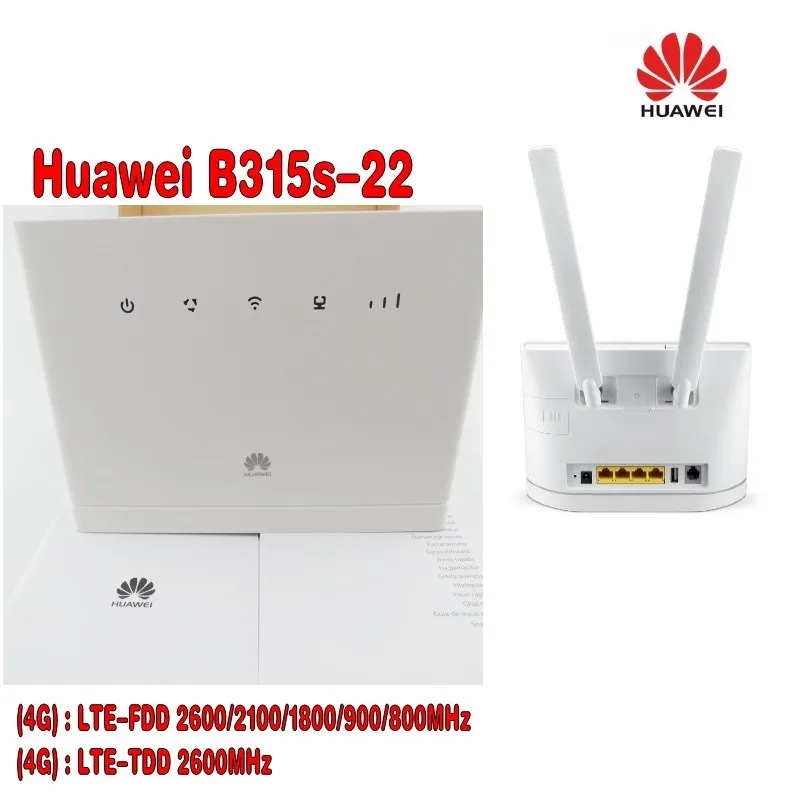 Беспроводной маршрутизатор HUAWEI 4G LTE 150 Мбит/с FDD TDD CPE разблокированный + Бесплатный