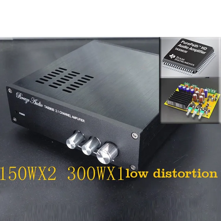 

KYYSLB AD827 операционный усилитель TAS5630 домашний аудиоусилитель 300 Вт + 150Wx2 Hifi 2,1 Аудио стерео цифровой усилитель сабвуфер класса D