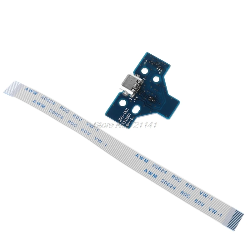 14 ручка булавка USB плата с зарядным портом гибкий кабель для контроллера PS4 Прямая