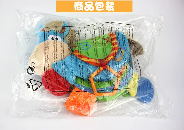 Счастливая обезьяна погремушка грызунок 22 см мягкая плюшевая кукла Bibi Donkey Horse Car