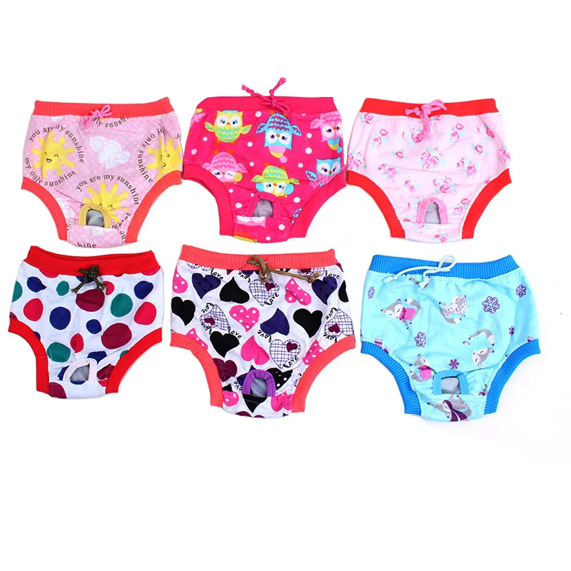 Новинка 2018 нижнее белье для собак подгузники высокого качества с принтом