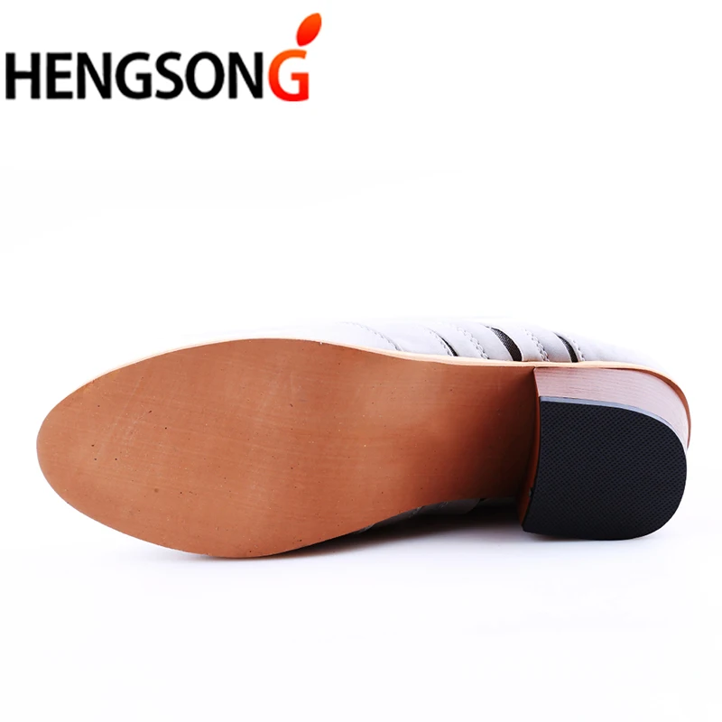 HENGSONG осенние и зимние цилиндрические полусапожки Сапоги ботинки для девочек с