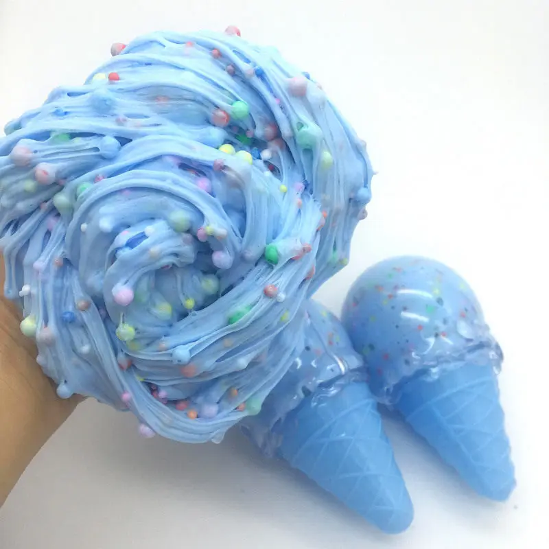 Пушистый слизь прозрачный лед сливочный Пластилин принадлежности DIY игрушки