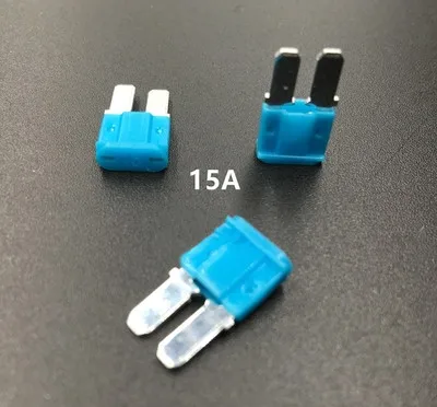 15A 10 шт. авто предохранитель для Kia K4/Explorer/S Размер 5/7. 5/10/15/20/25/30A 2pin - Цвет: 15A