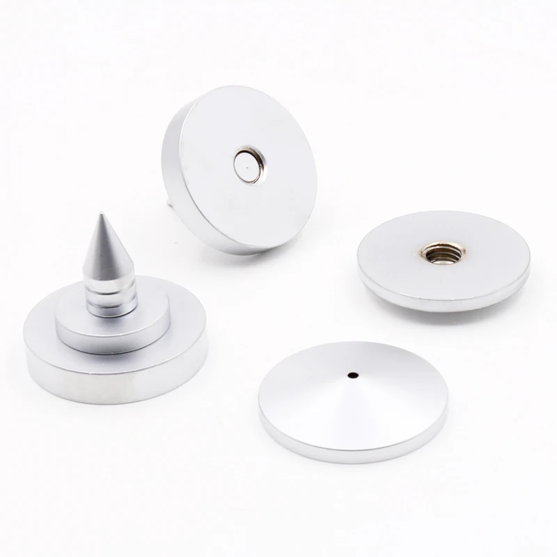 Hifi aduio 4 комплекта silverSpeaker Spike изоляция ног латунный конус поворотный усилитель Amp