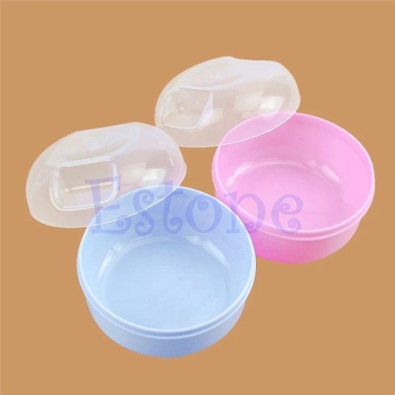 Детская губка для ванны пудра контейнер коробка мягкое лицо тело 1 шт.