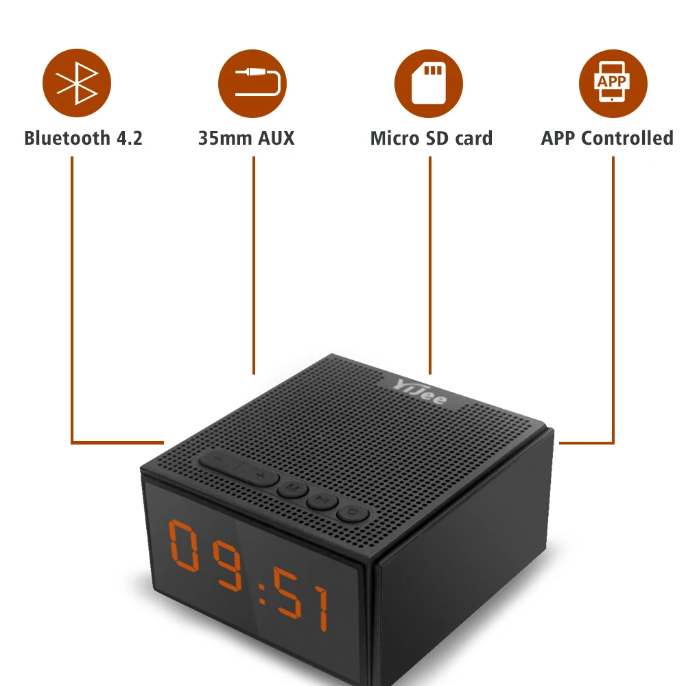 Беспроводной динамик портативный Bluetooth V4.2 IPX5 водонепроницаемые Насыщенные басы