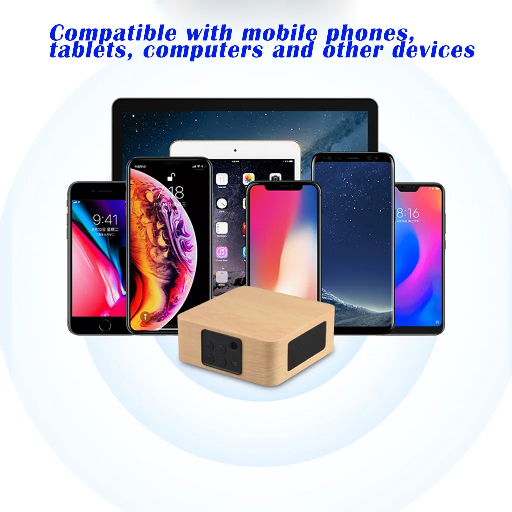 Портативный мини Bluetooth беспроводной стерео музыкальный динамик HiFi телефон для