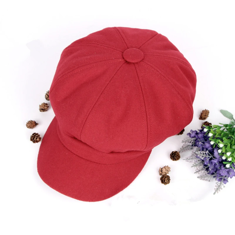 2018 Women Beret Spring Femme Newsboy Hat Autumn Female Adjust Flat Cap Ladies Leisure Chapeau Winter Bone |