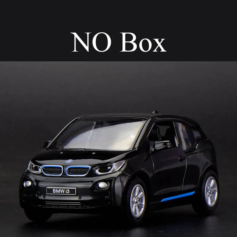 Black(no box) Kinsmart 1:32 i3 вездеход сплав литья под давлением Модель автомобиля игрушки с отступить для детей подарки коллекция игрушек - Цвет: Black(no box)