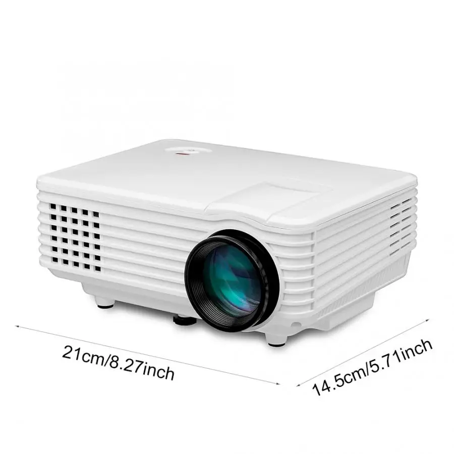 Full hd проектор, RD-805A, миниатюрный светодиодный проектор, умный проектор, 1080 P, Full HD, белый, 100-240 В, звуковая система для домашнего кинотеатра