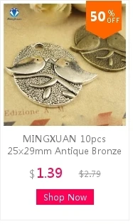 MINGXUAN 10 шт. 48x37 мм античная бронза с подвеской в форме бабочки для Diy ожерелье для изготовления украшений вручную ремесло C929