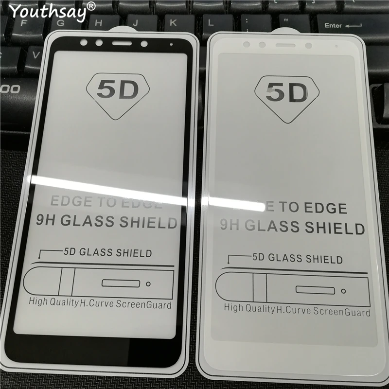 Защитное стекло 5D закаленное для Xiaomi Redmi 5 Plus | Мобильные телефоны и аксессуары