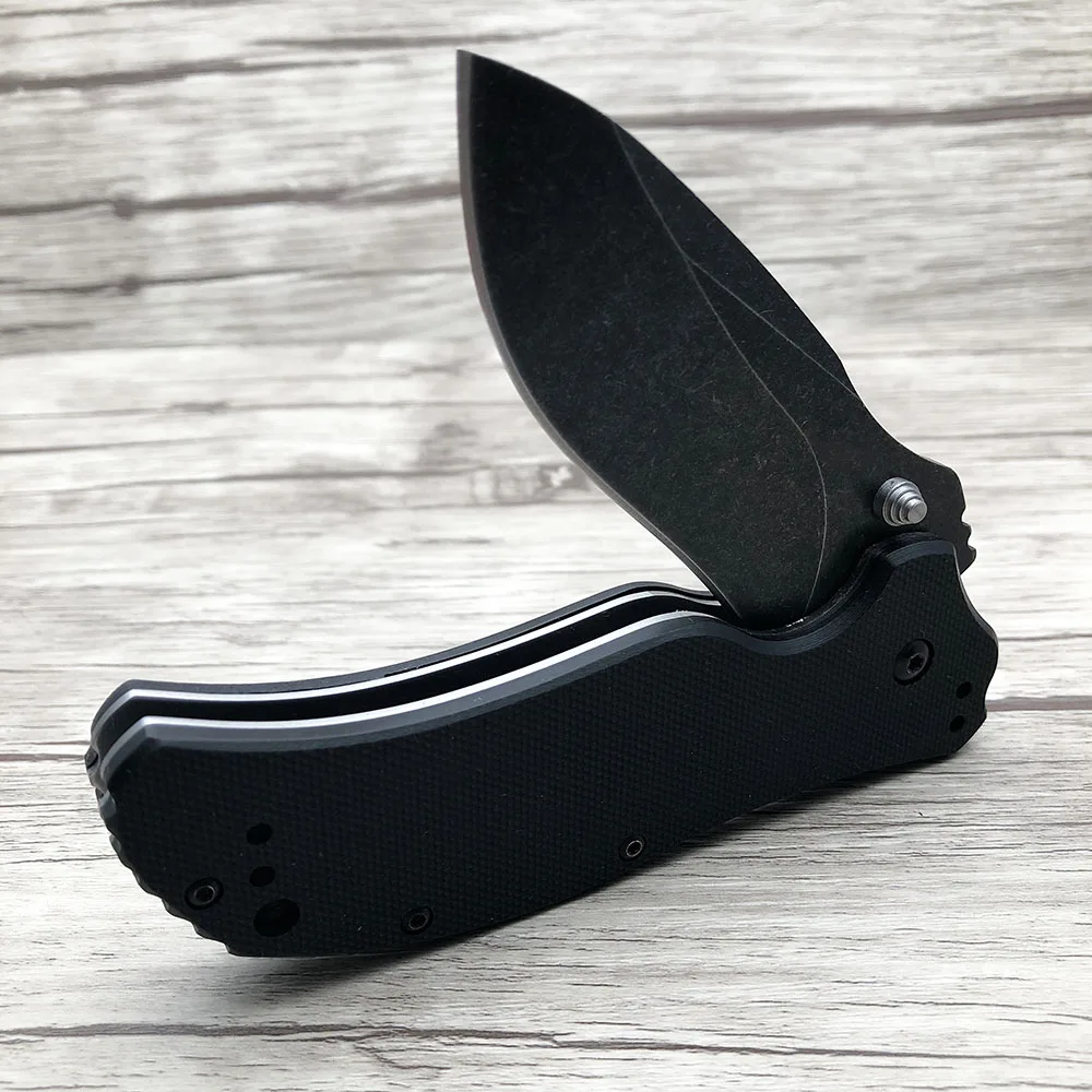 ZZSQ 0350BW Тактический выживания складной нож G10 ручка подшипника ножа подшипник карманный нож Кемпинг Охота Открытый EDC инструмент нож