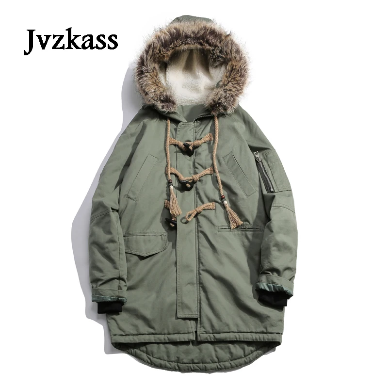 

Jvzkass зимнее пальто женское длинное параграф 2019 Новая Инструментальная нейтральная натуральная хлопковая одежда винтажная хлопковая одежд...