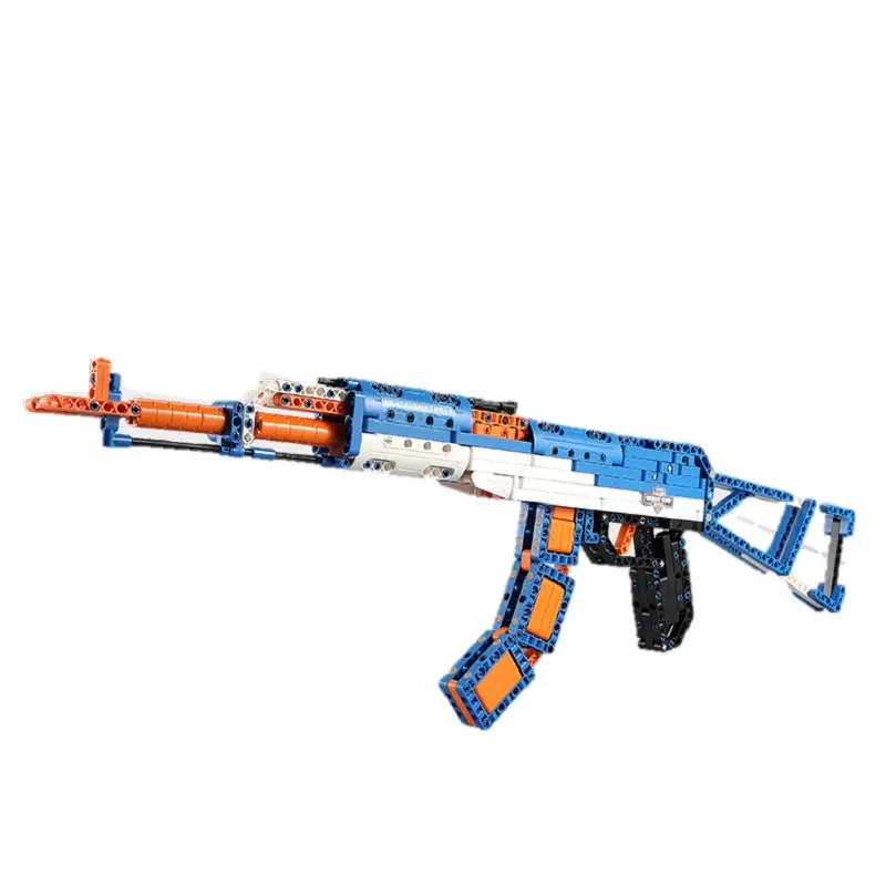 Винтовка пистолет 98K AK47 уличный игрушечный пистолет серии военная модель корабля сборки Swat оружие Мощность блоки для оружия игрушки подарки для мальчиков
