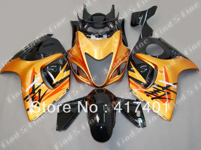

orange black for GSXR1300 08 09 10 11 GSX-R1300 2008 2009 2010 2011 GSX1300R GSX R1300 08 09 10 11 2008-2011 08-11 fairing kit