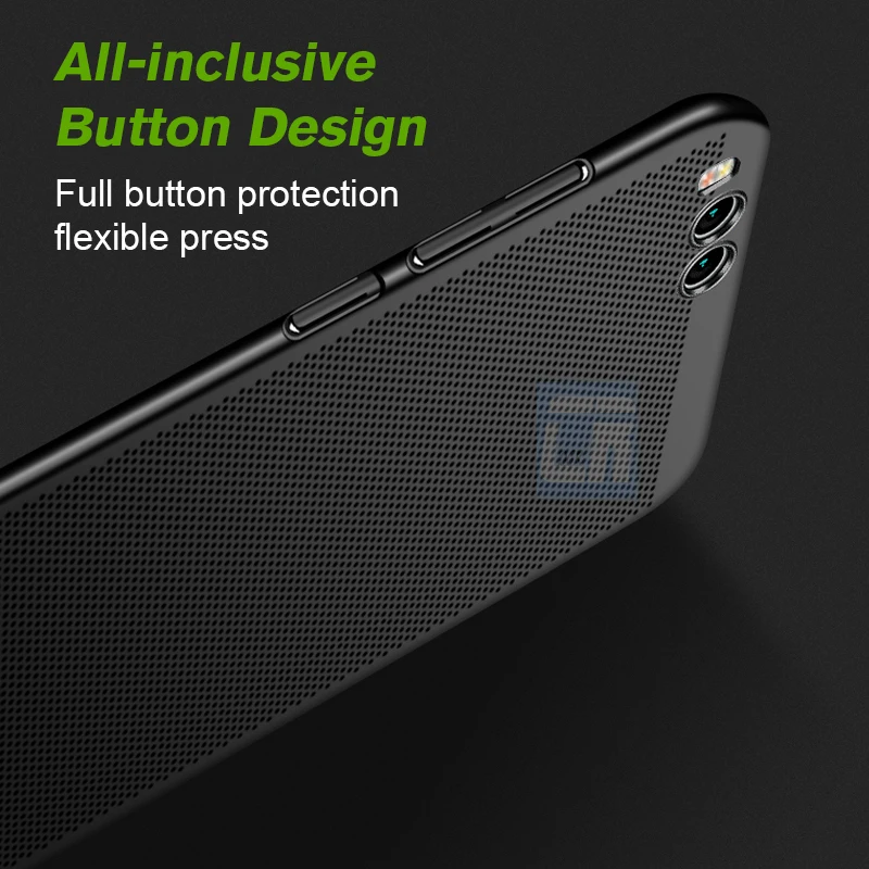 Phone Case for Xiaomi 8 SE MI Lite Mix 2S 3 Hollow Heat Dissipation Cases Hard PC Redmi Note 5A Prime 4X 6 Pro Back Cover |