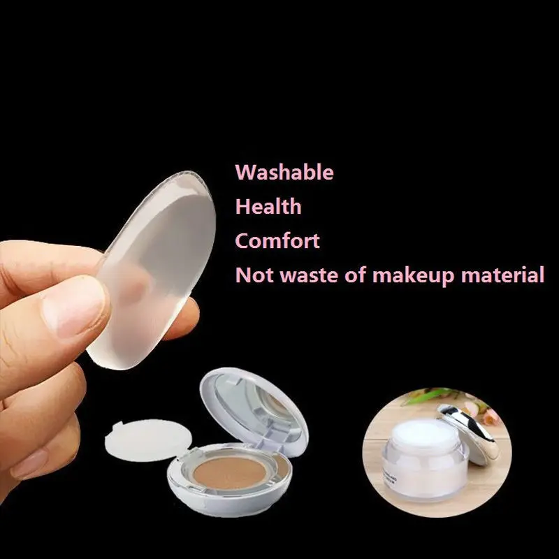 Силиконовая губка для макияжа SiliSponge Blender косметическая пудра пуховка Жидкая