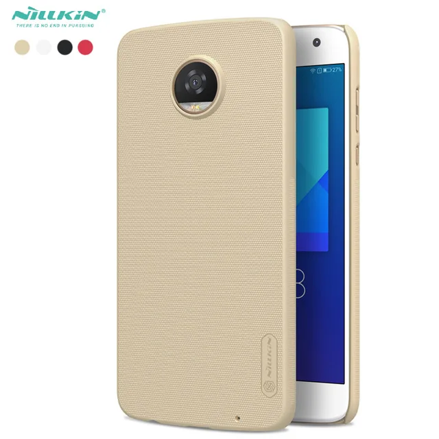 Для Motorola Moto Z2 Играть чехол Nillkin Super Frosted Shield Жесткий Чехол для мото играть с