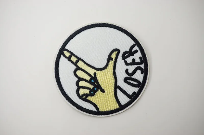 Circular Ring Iron On Patches Badges for Sew Seam Tailoring Clothes Suits of Coat Jacket Trousers T-shirt Pants Ornament Apparel