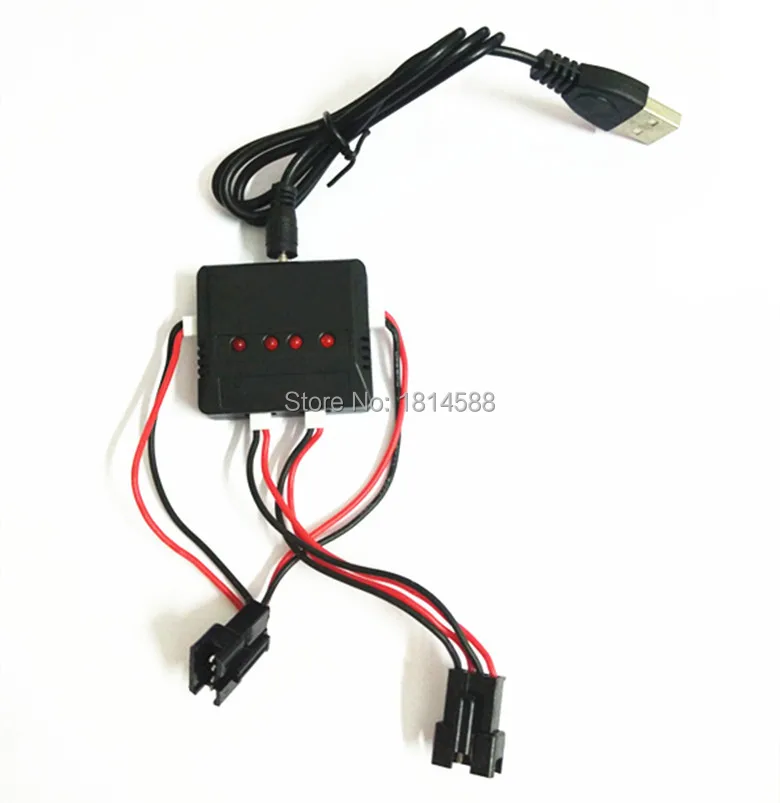 U818S UDI четыре оси Запчасти для самолета Зарядное устройство USB 1 Зарядка 2