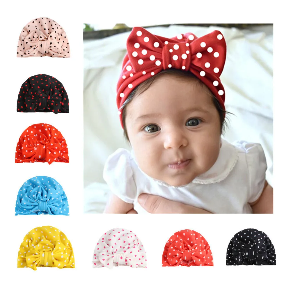 Baby Toddler Kids Boy Girl Bowknot Soft Cotton Beanie Hat Cap luzh One Size For 0-6 Years | Детская одежда и обувь
