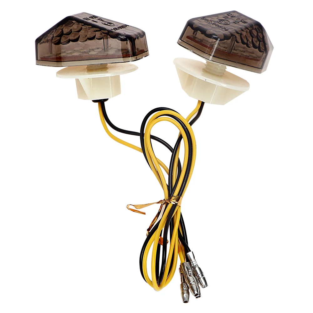 2 шт./компл. указатели поворота универсальные желтые фонари для Сузуки мотоцикл