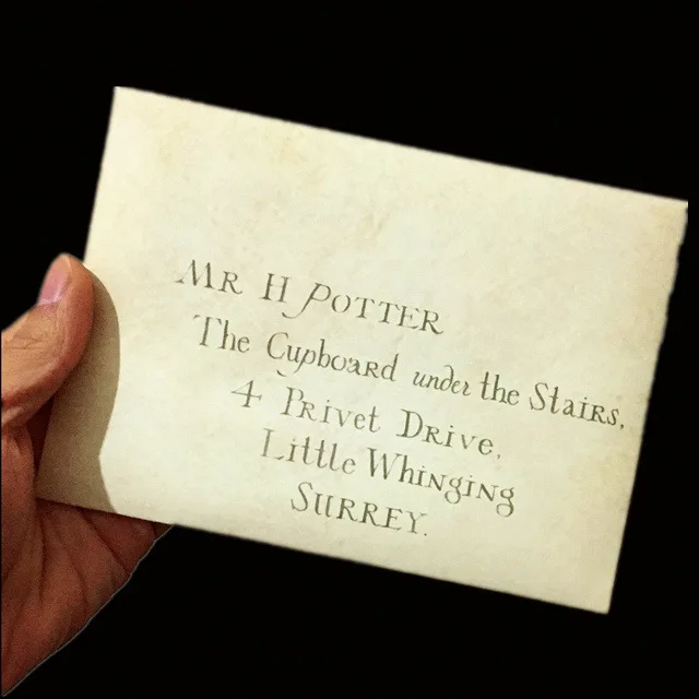 Potter School Acceptance Letter of admission at hogwarts Children Cosplay Tickets&amp Admission Juguetes for birthday | Дом и сад