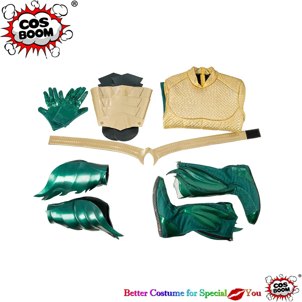 Костюм COSBOOM Aquaman для взрослых мужской Карнавальный костюм супергероя на Хэллоуин